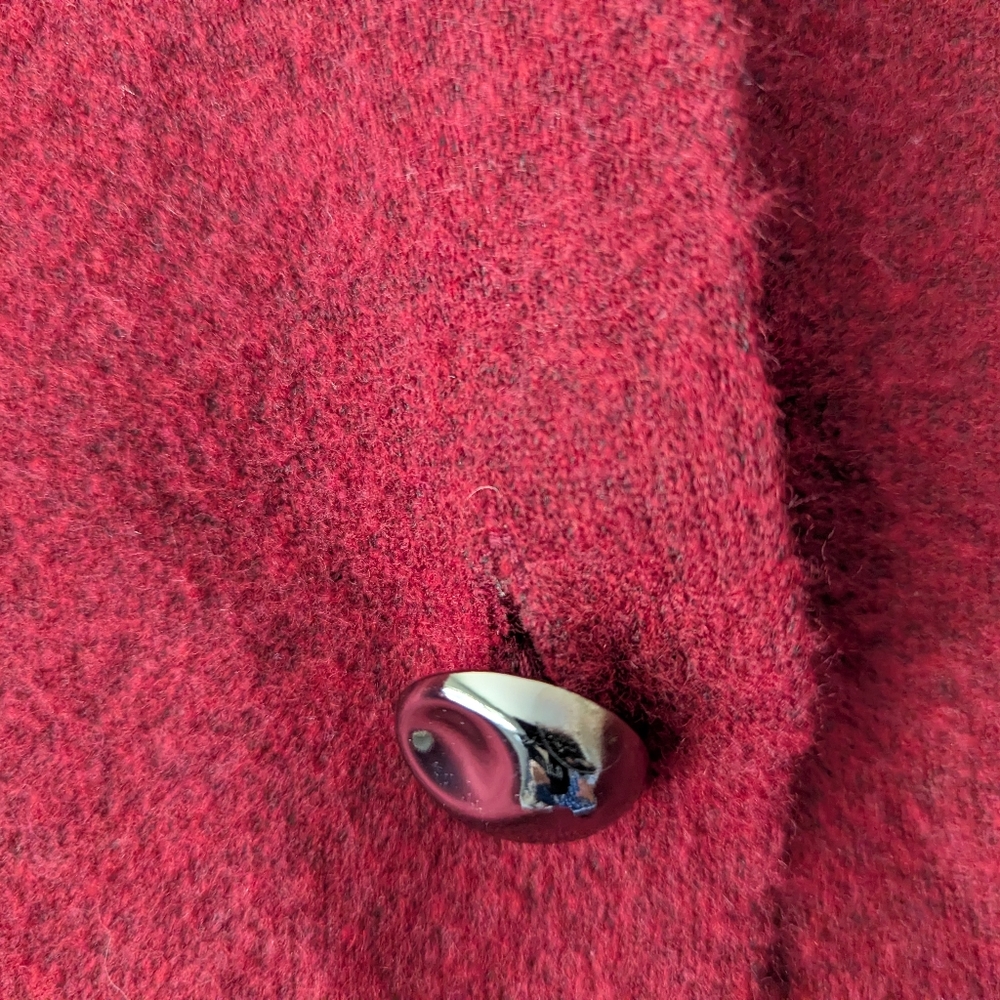 NWT Jason Wu Wool Blend Deep Red Sweater Vest Women's L - Picture 13 of 13